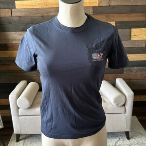 Vineyard Vines American Whale Tee Kids 8-10